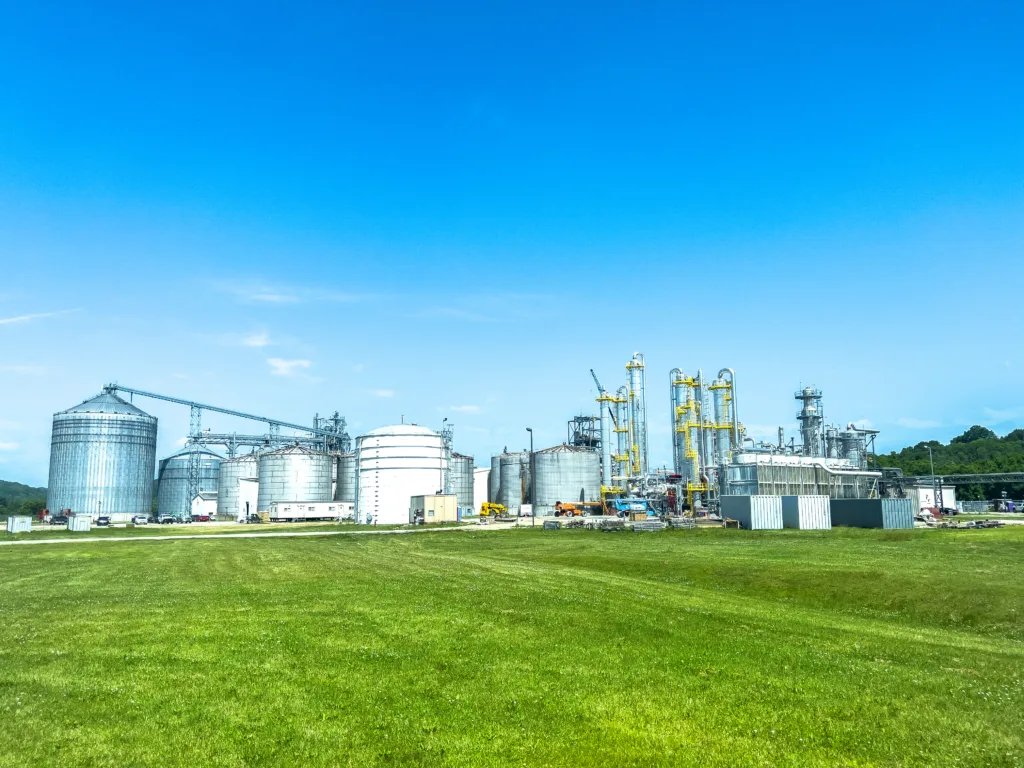 An Ethanol refinery plant